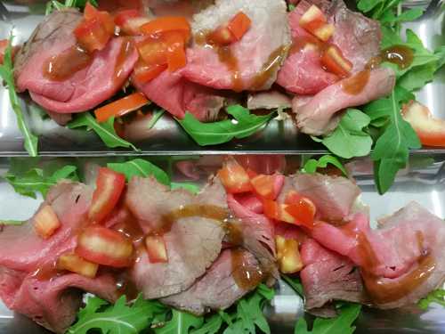 Roast-beef con pomodorini